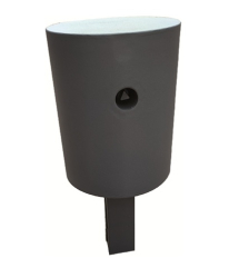 Stahlpoller -SEDEO- aus Stahl Ø 229 mm, herausnehmbar